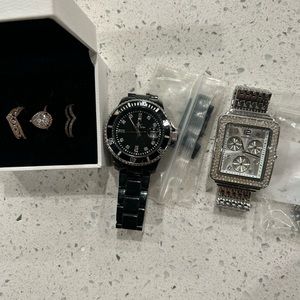 Toy watch Express watch Pandora Ring Set